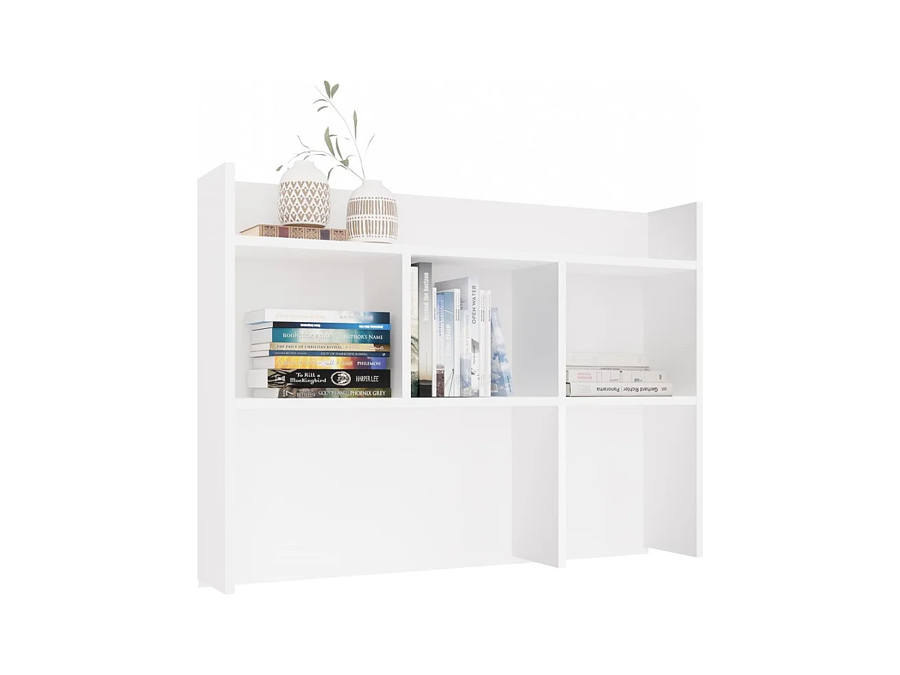 KUBA - Scaffale alto da ufficio 100 cm - scaffali per ufficio - Bianco