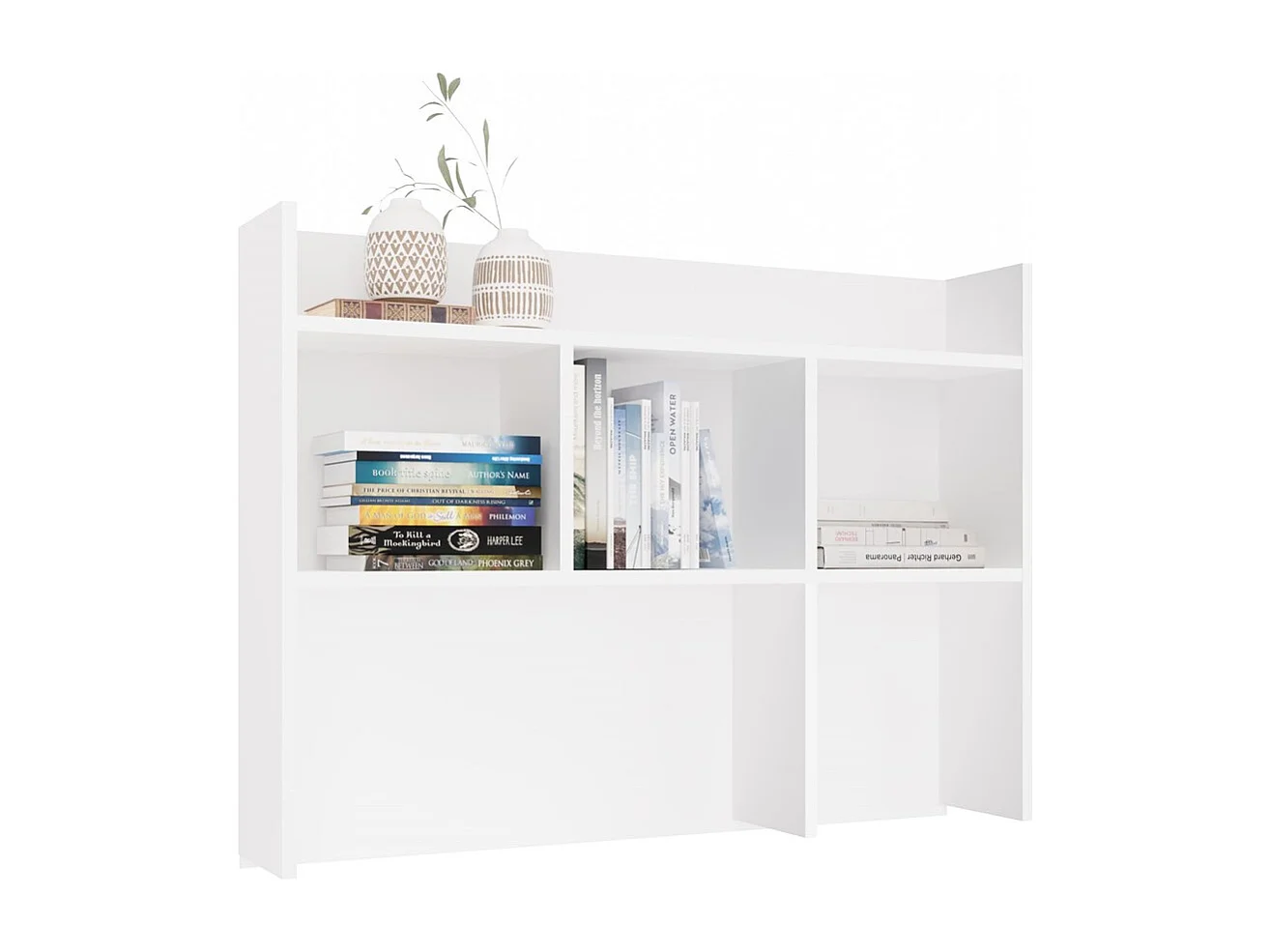 KUBA - Estantería elevada para oficina 100 cm - estanterías para oficinas - Blanco