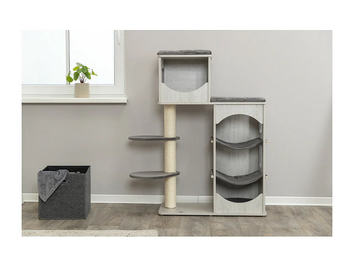 Arbre à chat Adriano hauteur 118 cm pour chat