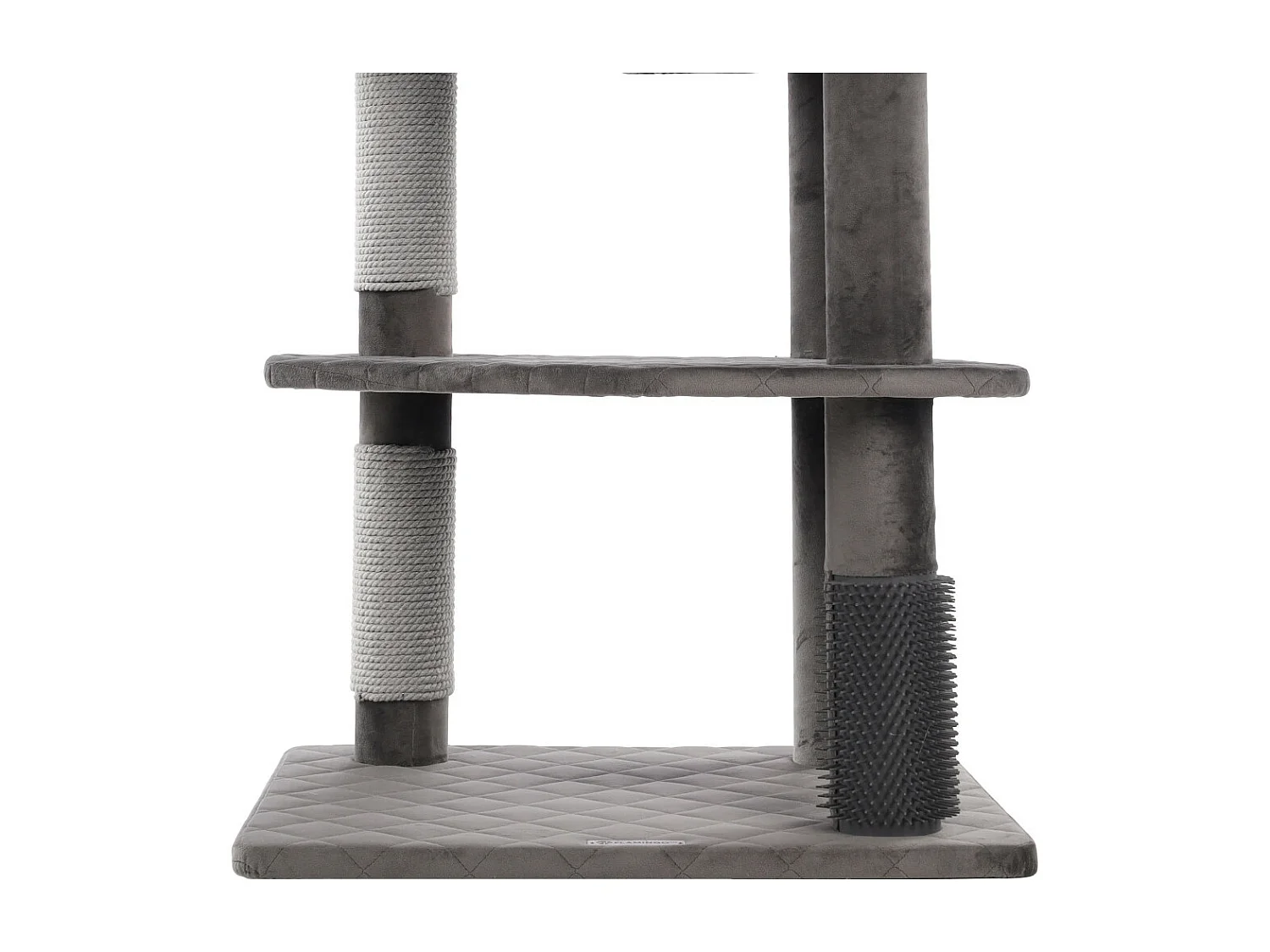Arbre à chat Fulgur Gris 76 x 58 x H 125 pour chat