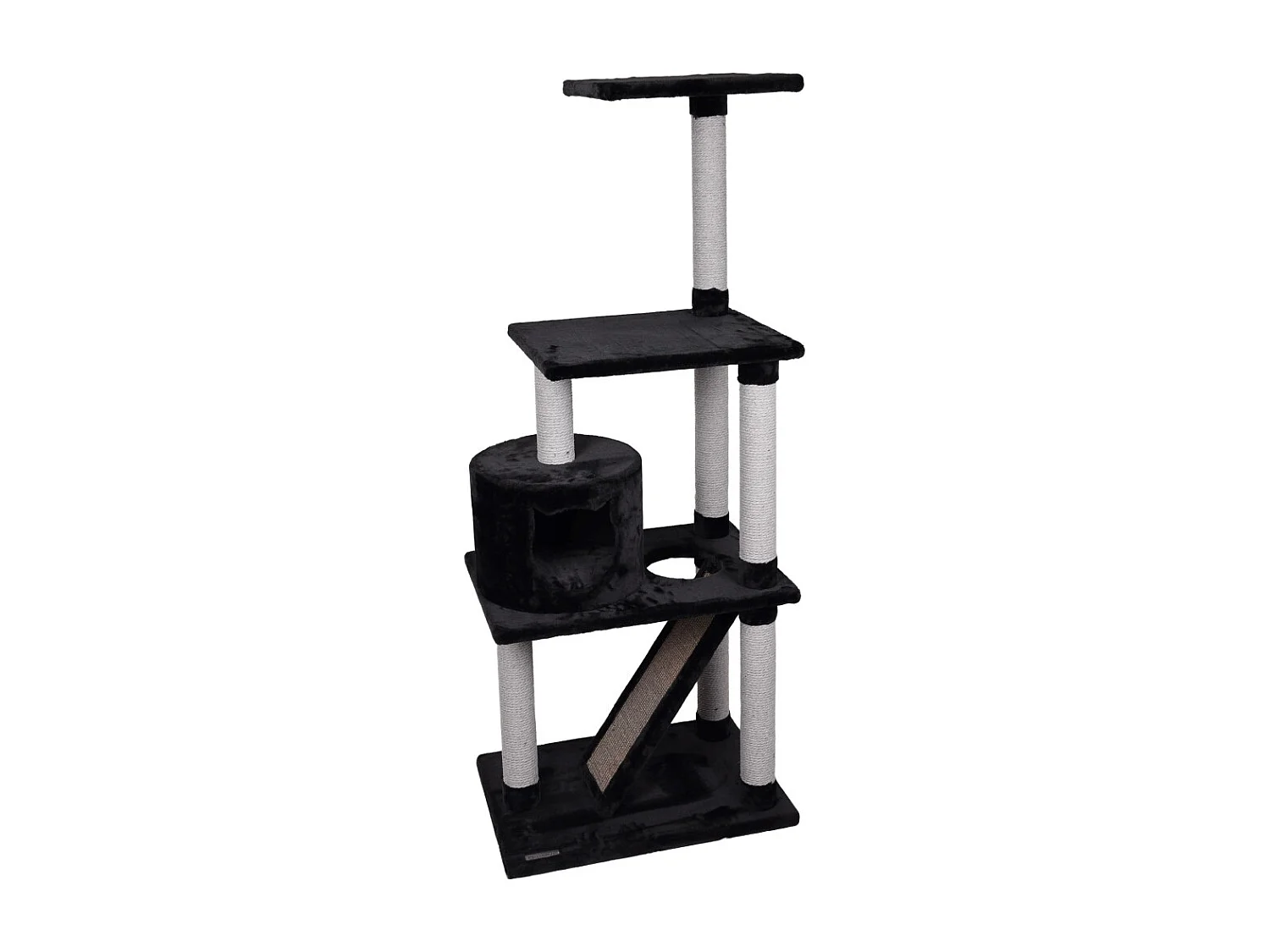 Arbre a chat FORZA noir 60 x 40 x  hauteur 151.5 cm
