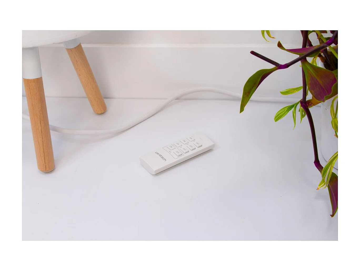 Pack de 2 prises 2300W + télécommande - Blanc - Bolea - Zenitech