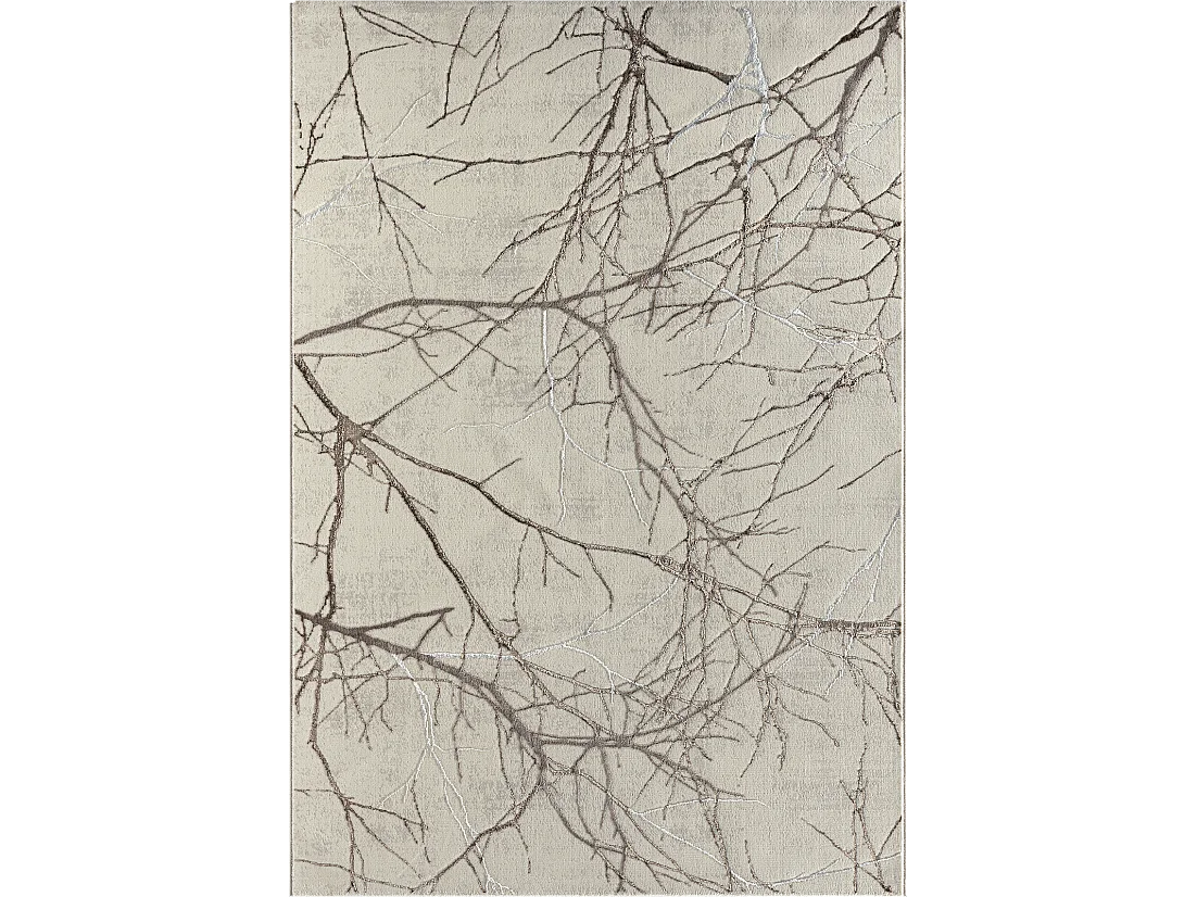 Tapete Mila Brilhante Natural, Creme, 200 x 290 cm