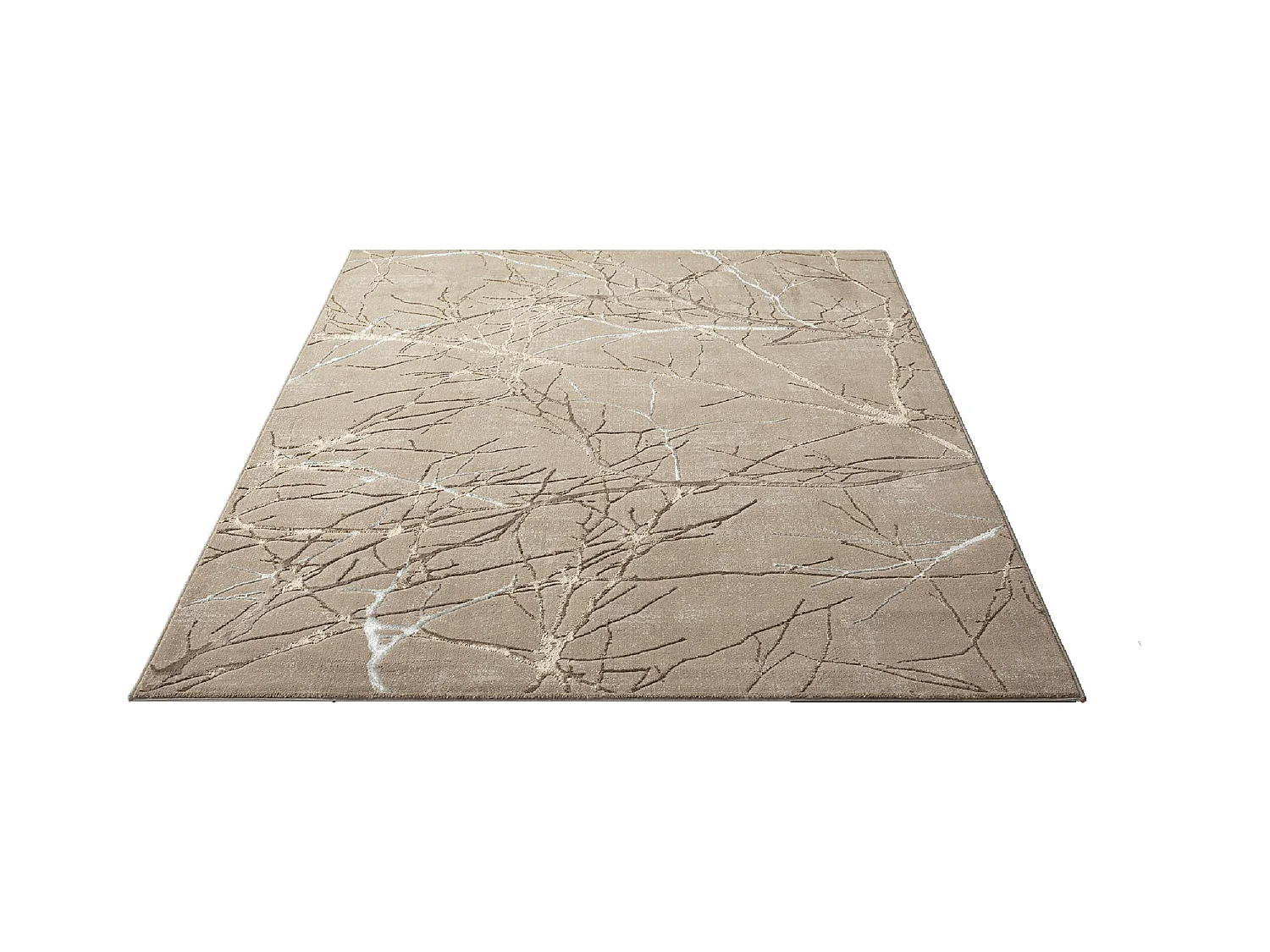 Tapis Mila brillant, nature, Beige, 200 x 290 cm