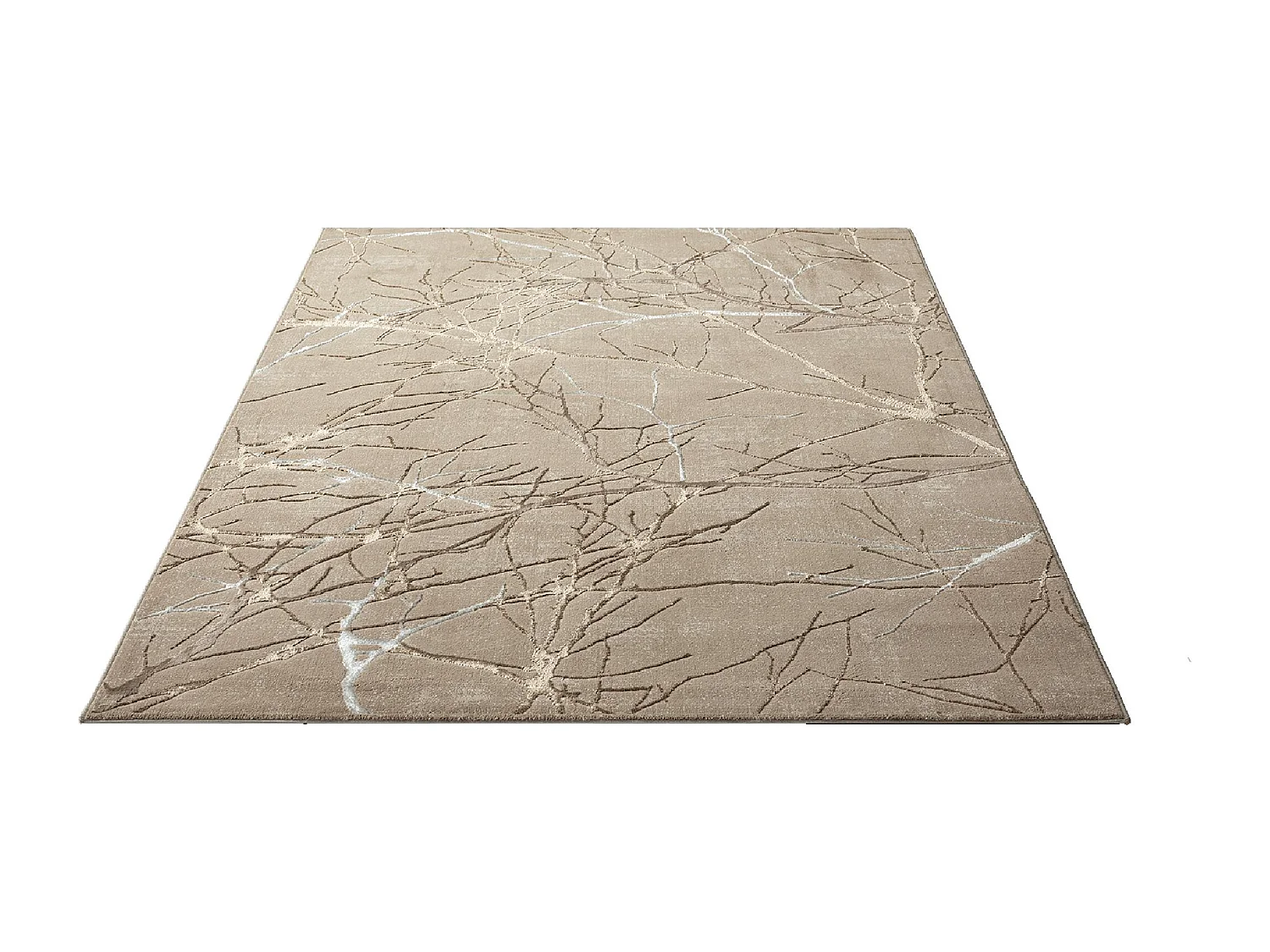 Tapis Mila brillant, nature, Beige, 200 x 290 cm