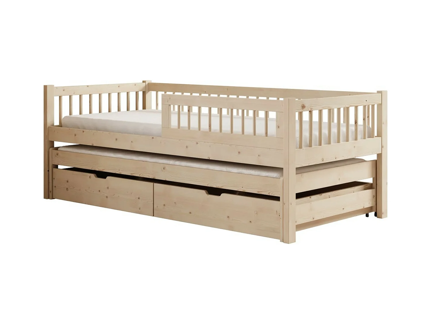 Letto Ario (90x200)/materasso incluso/bianca