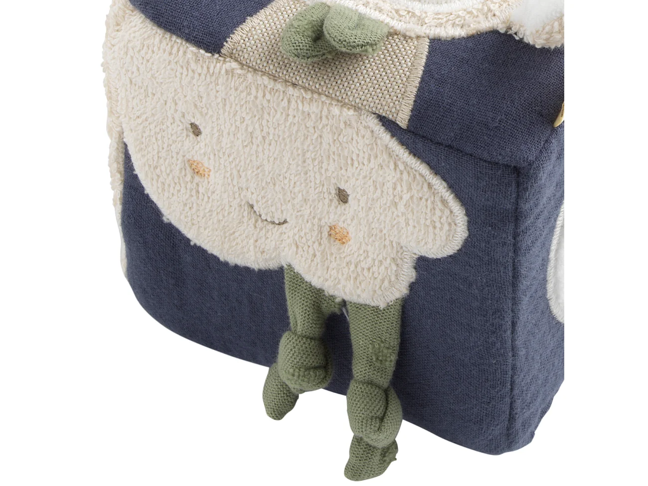 Cube d'activités bébé en coton bio PETIT NUAGE - Sauthon
