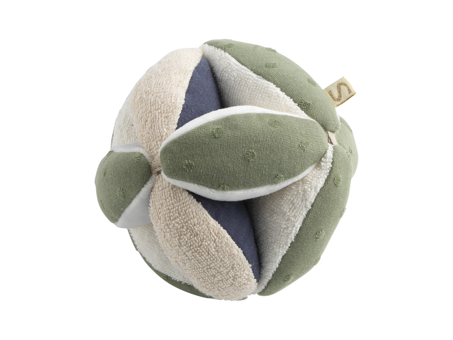 Balle sensorielle en coton bio et bouclette PETIT NUAGE - Sauthon