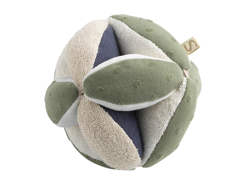 Balle sensorielle en coton bio et bouclette PETIT NUAGE - Sauthon