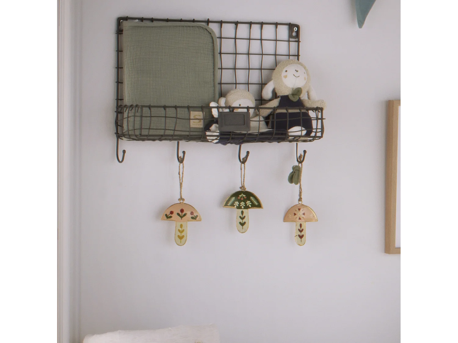 Hochet bébé en coton bio PETIT NUAGE - Sauthon