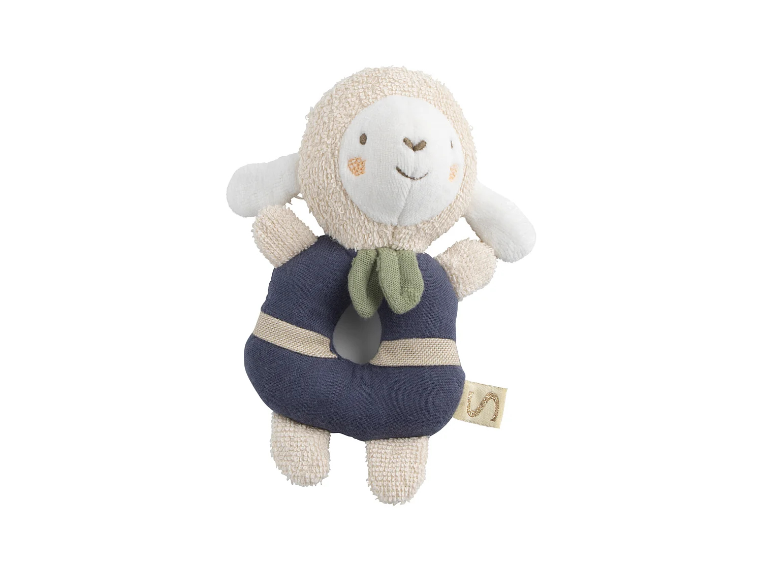 Hochet bébé en coton bio PETIT NUAGE - Sauthon