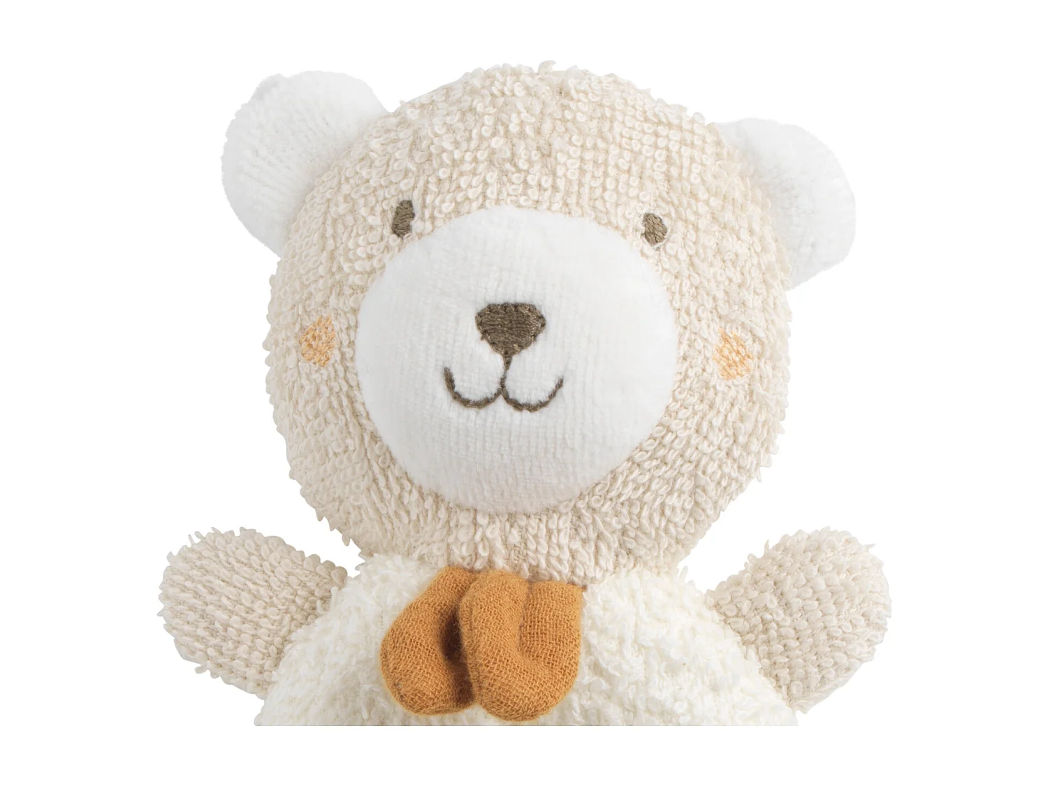 Hochet bébé en coton bio PETIT SOLEIL - Sauthon