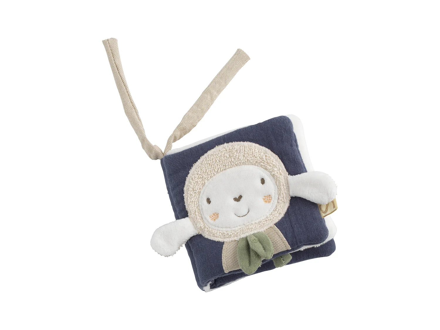 Livre d'éveil bébé en coton bio PETIT NUAGE - Sauthon