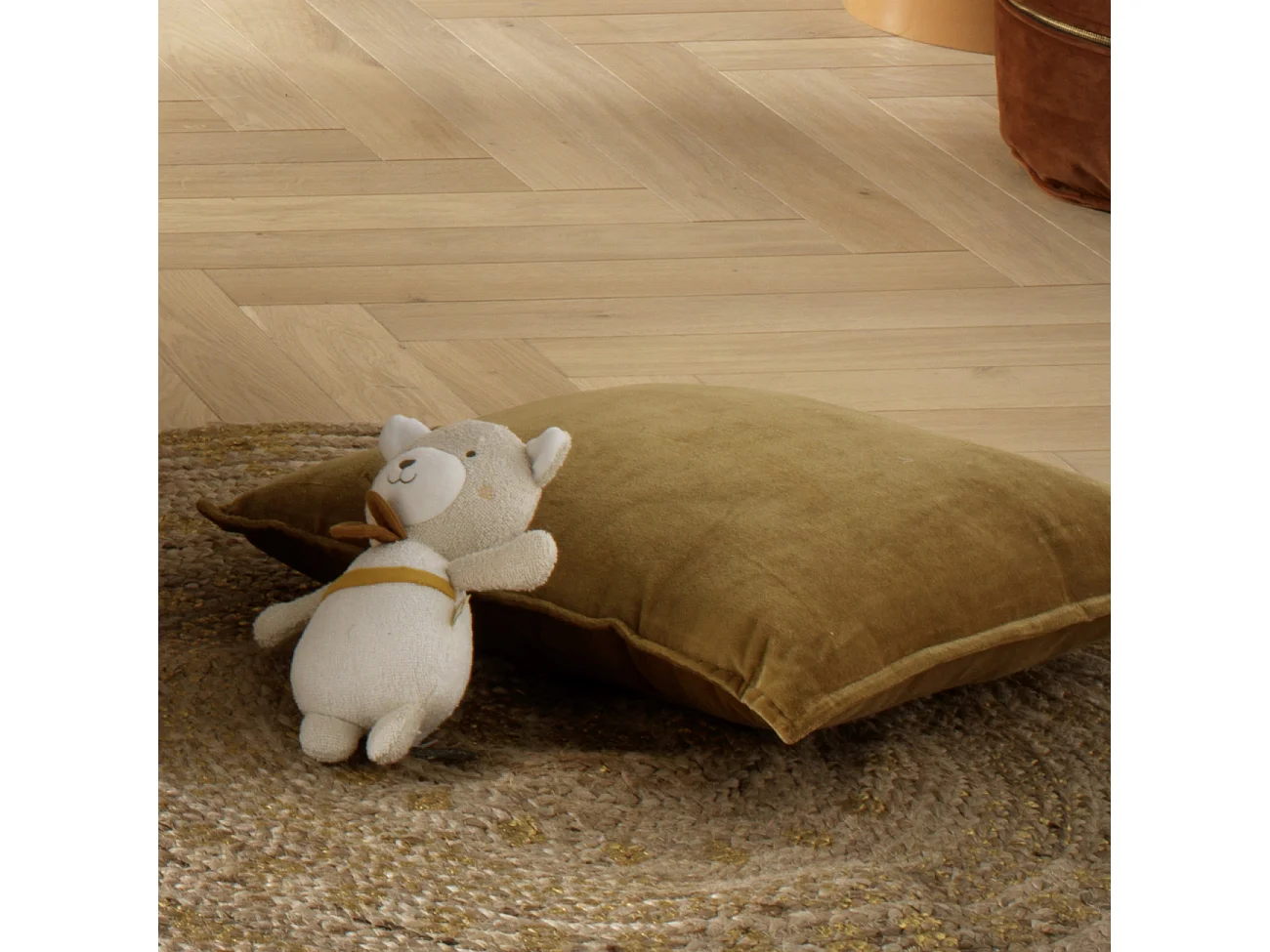 Doudou en coton bio PETIT SOLEIL - Sauthon