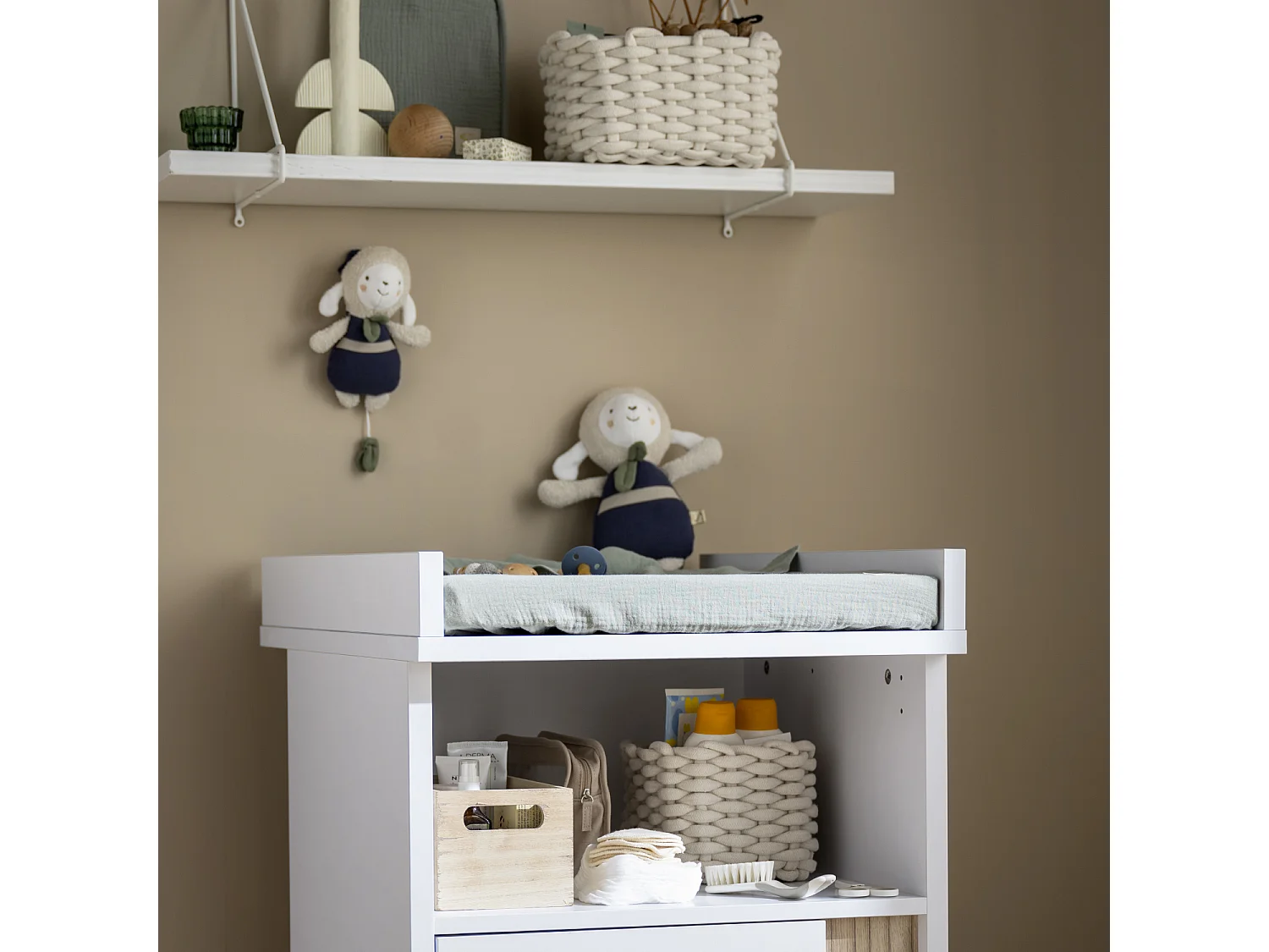 Doudou en coton bio PETIT NUAGE - Sauthon