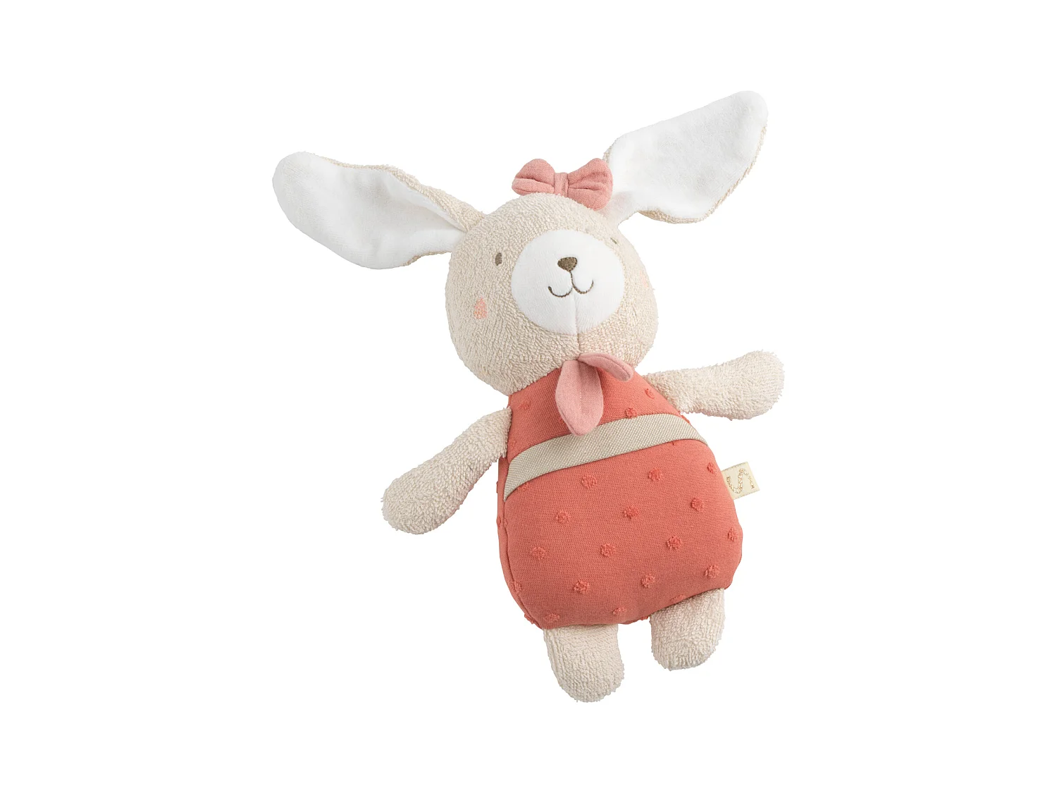 Doudou en coton bio PETIT COEUR - Sauthon