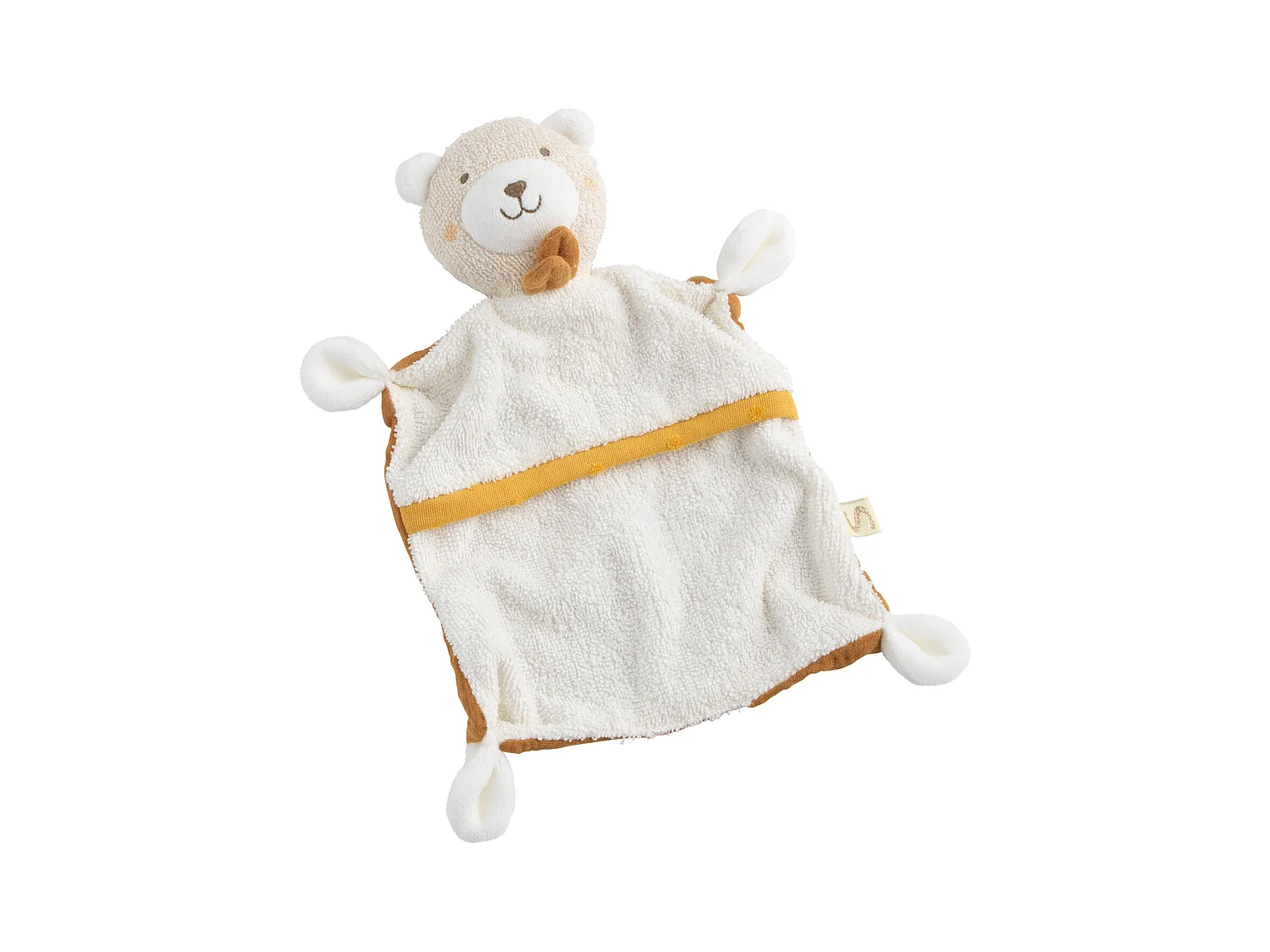 Doudou mouchoir en coton bio PETIT SOLEIL - Sauthon