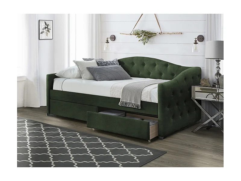 Bett Aloha (90x200)/Grün