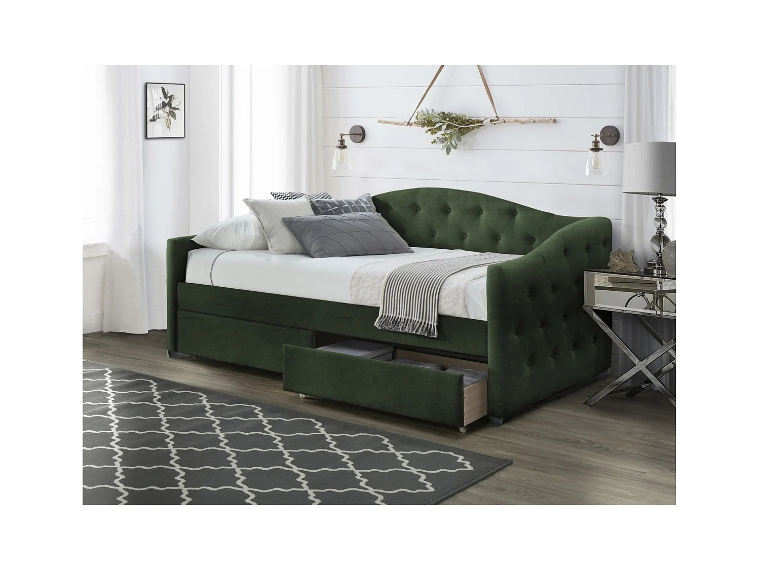Letto Aloha (90x200)/verde