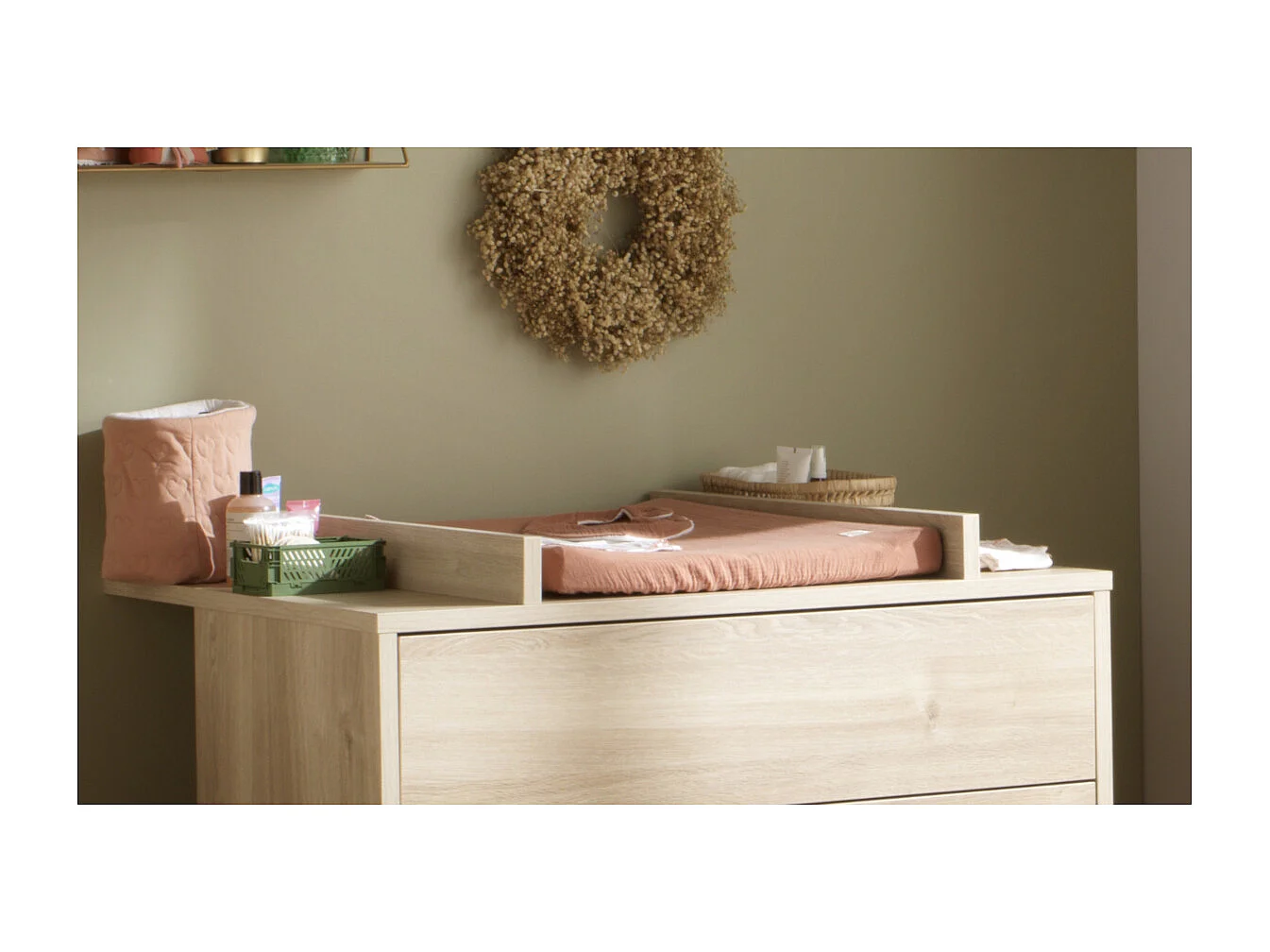 Plan à langer pour commode 3 tiroirs PALOMA - Sauthon