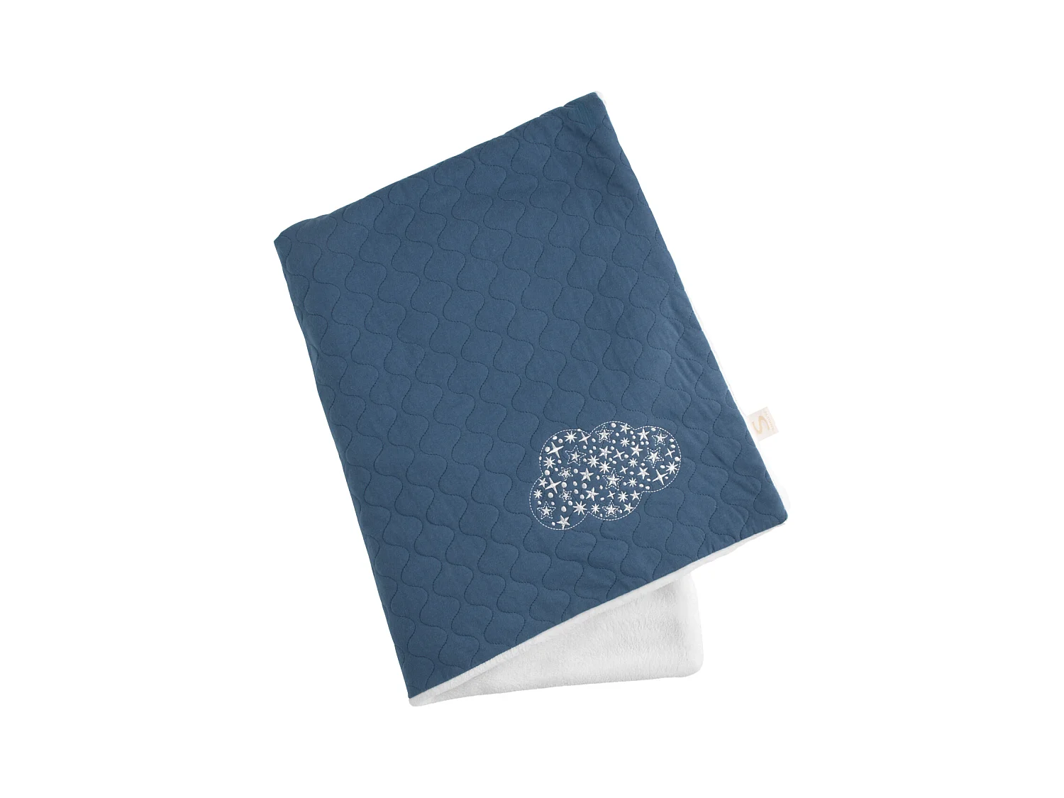 Couverture bébé en coton avec broderie PETIT NUAGE - Sauthon