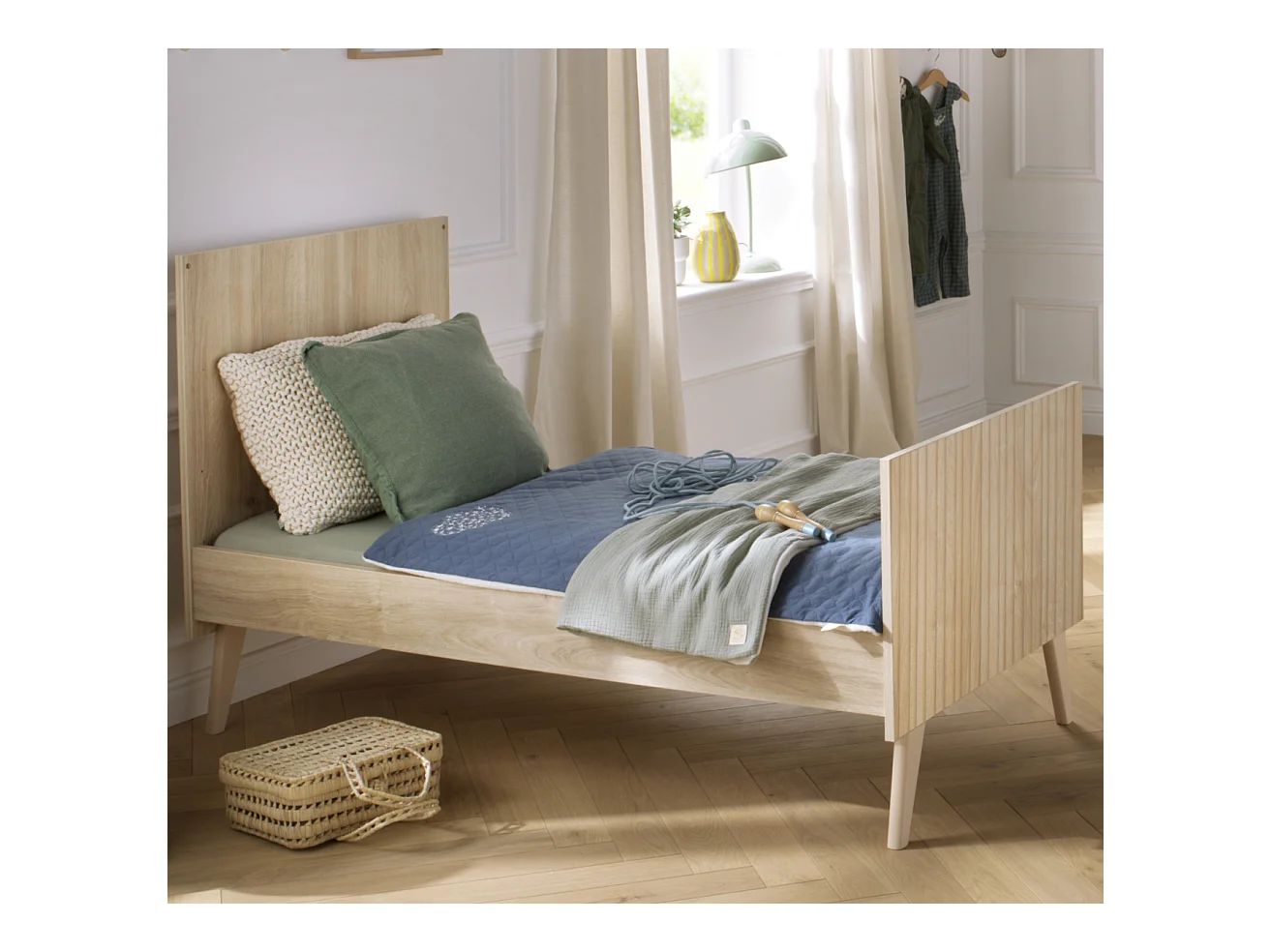 Couverture bébé en coton avec broderie PETIT NUAGE - Sauthon