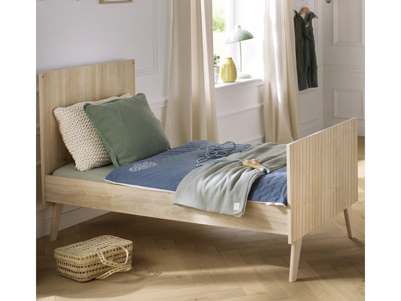 Couverture bébé en coton avec broderie PETIT NUAGE - Sauthon