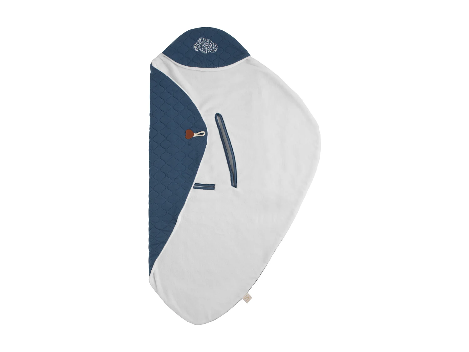 Manta nómada con capucha de algodón acolchado