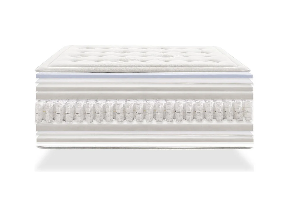 Matelas Ressorts ensachés Elite Wellness 30cm 90x190 cm