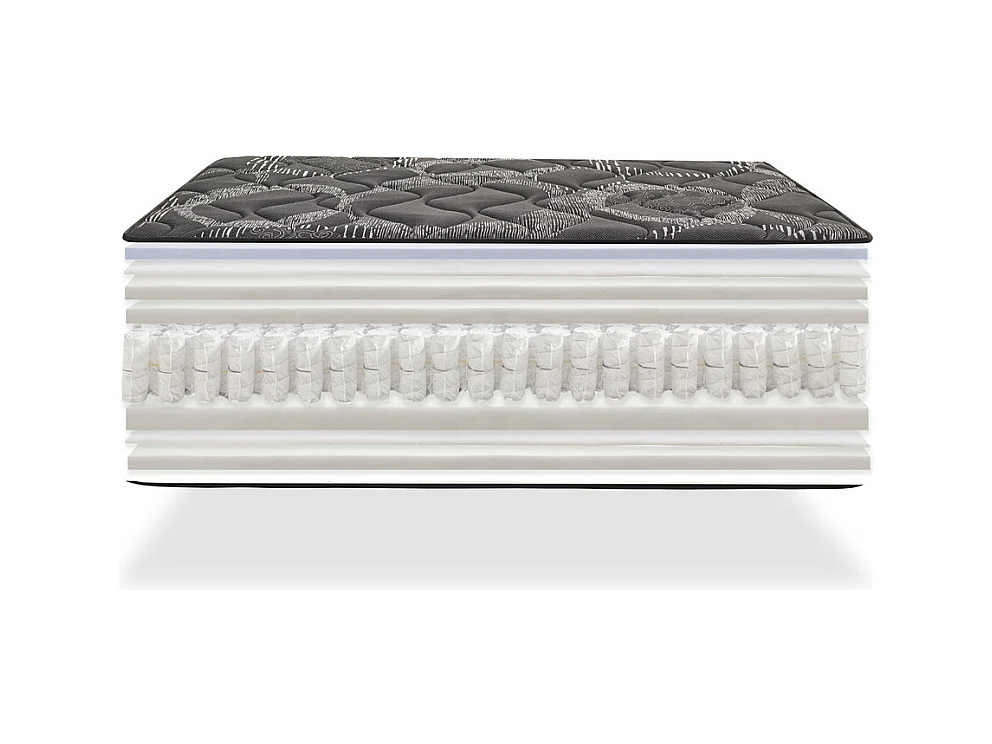 Matelas Ressorts Ensacados Blackrest Visco Hybrid 80x180 cm