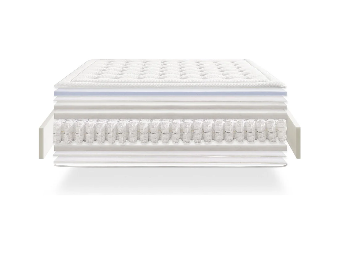 Matelas à ressorts ensachés NATUR Premium Visco NATUR Premium Visco 30cm 140x190 cm
