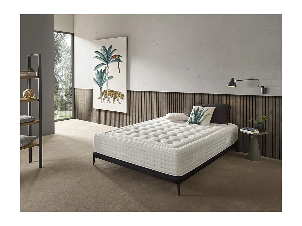 Matelas à ressorts ensachés NATUR Premium Visco NATUR Premium Visco 30cm 200x200 cm