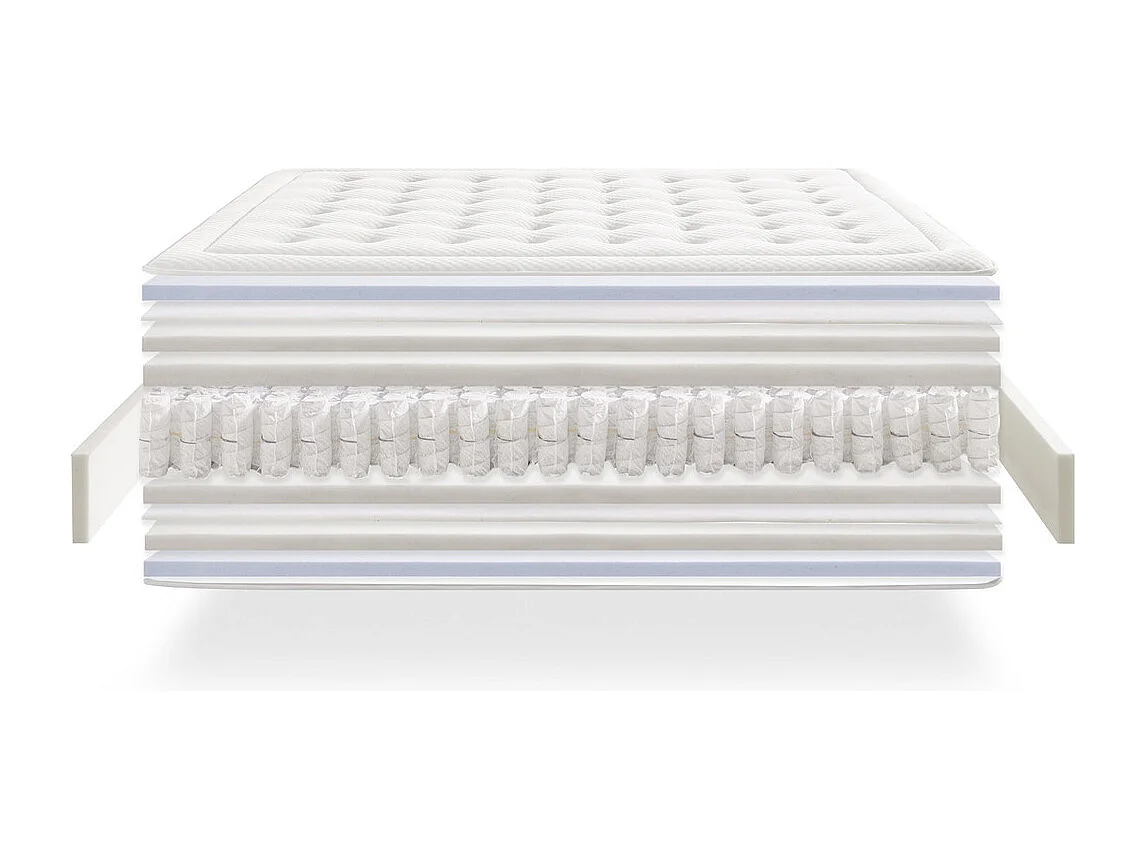 Matelas à ressorts ensachés NATUR Premium Visco NATUR Premium Visco 30cm 150x200 cm