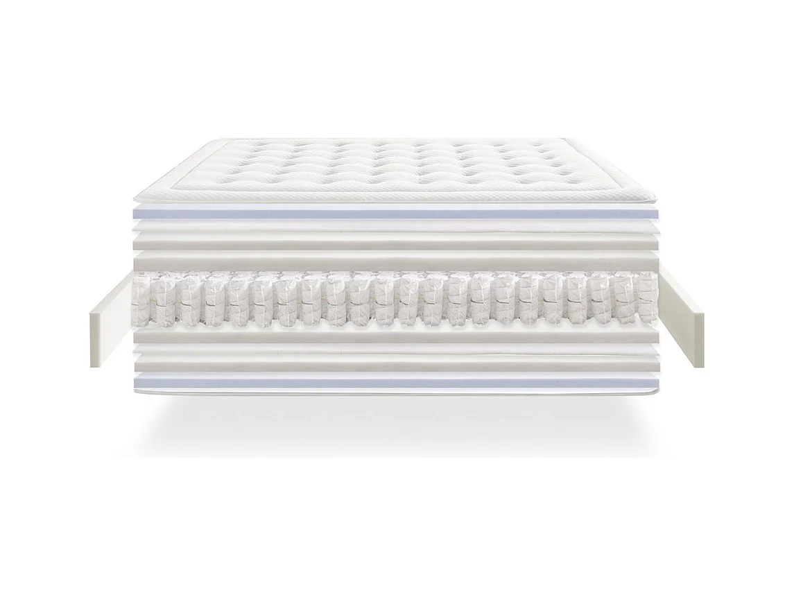 Matelas à ressorts ensachés NATUR Premium Visco NATUR Premium Visco 30cm 180x200 cm