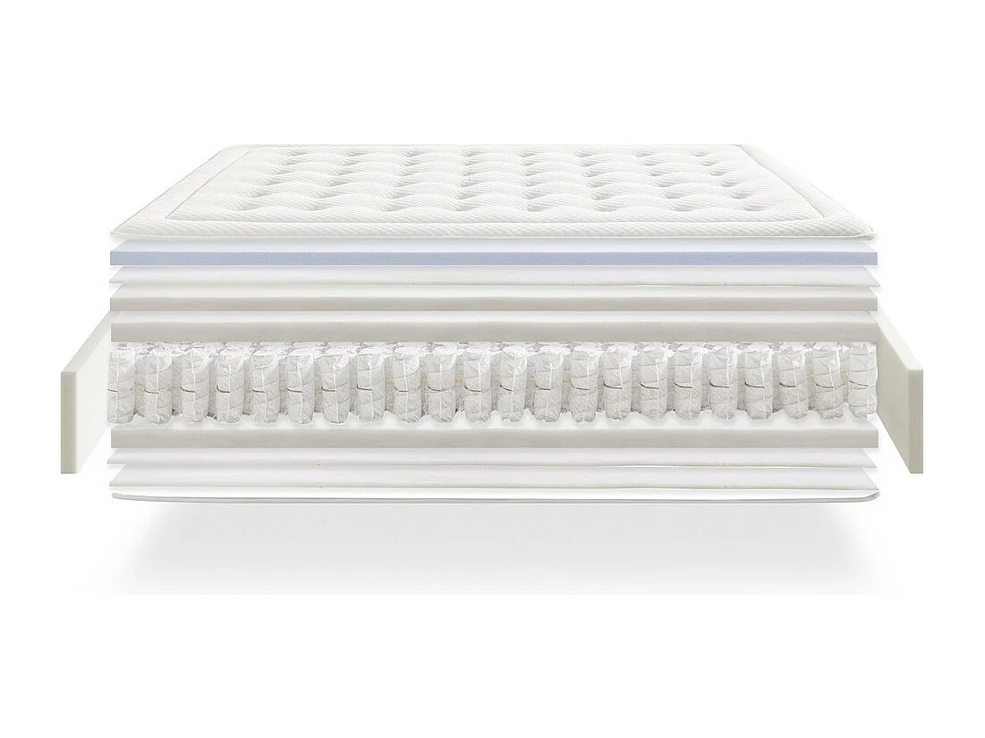 Matelas à ressorts ensachés NATUR Premium Visco NATUR Premium Visco 30cm 180x200 cm
