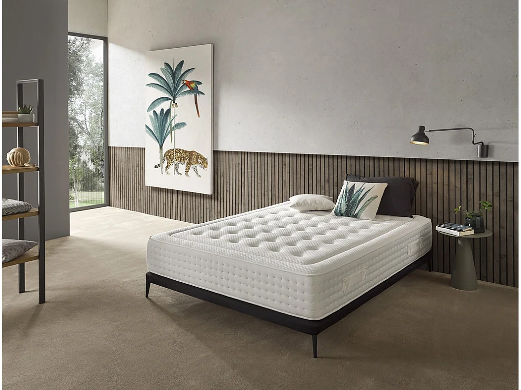 Matelas à ressorts ensachés NATUR Premium Visco NATUR Premium Visco 30cm 150x190 cm