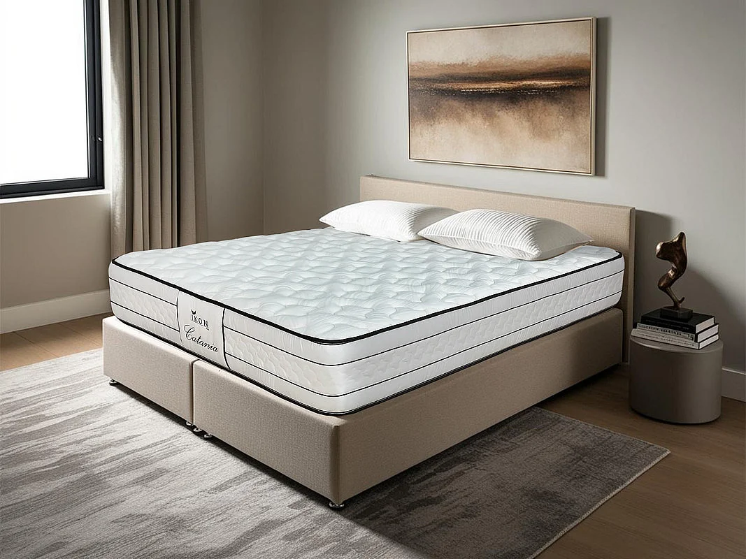 Matelas Catania Comfort + Viscoélastique Double Face 31cm 120x200 cm