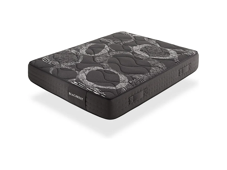 Matelas Ressorts Ensacados Blackrest Visco Hybrid 90x190 cm