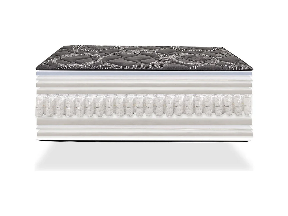 Matelas Ressorts Ensacados Blackrest Visco Hybrid 90x190 cm