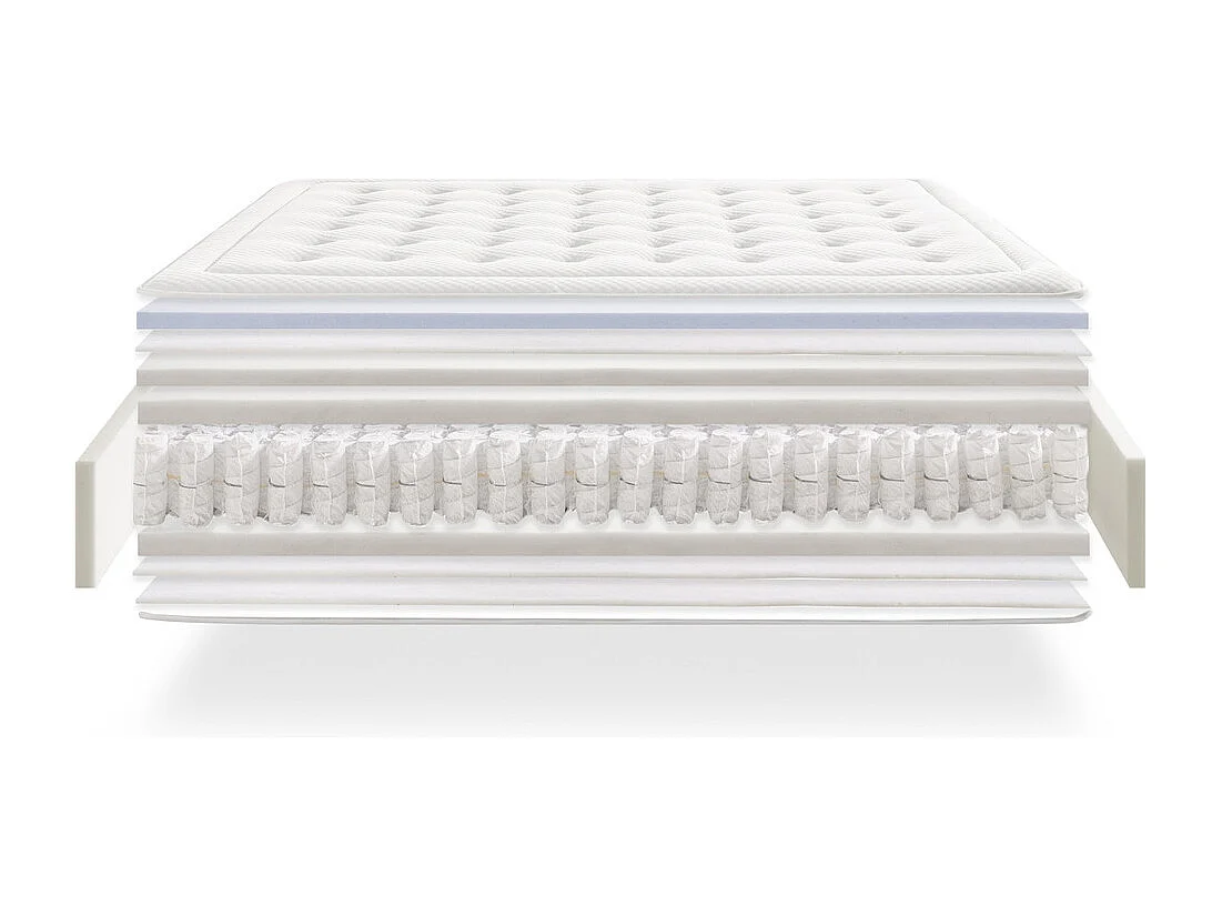 Matelas à ressorts ensachés NATUR Premium Visco NATUR Premium Visco 30cm 135x190 cm