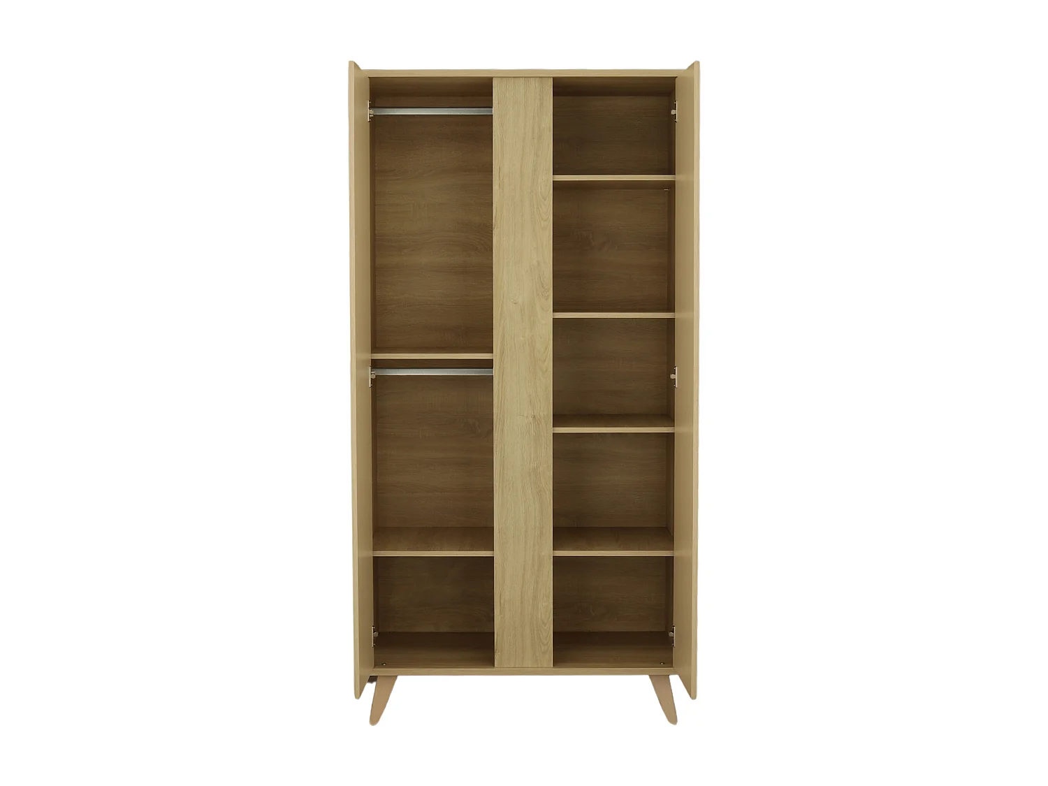Armoire bébé 2 portes avec pieds bois MELINEE - Sauthon