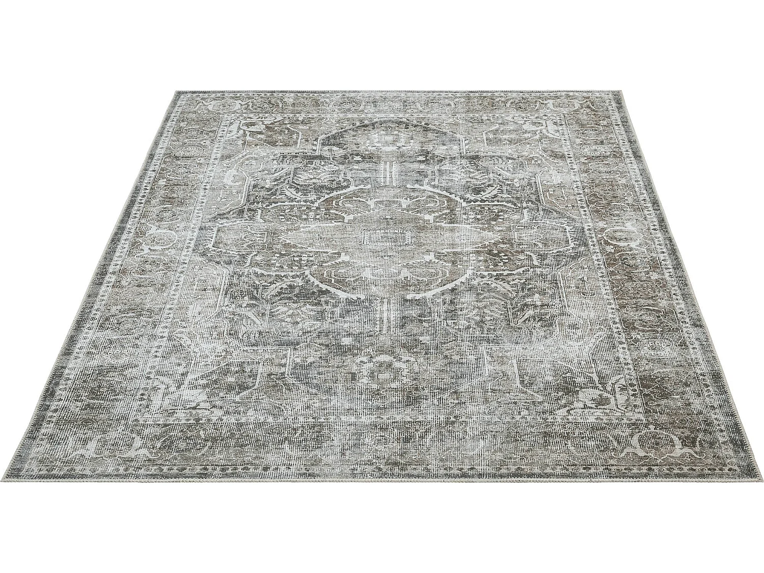 Tapijt Zen Classic Afwasbaar, Grijs, 160 x 230 cm