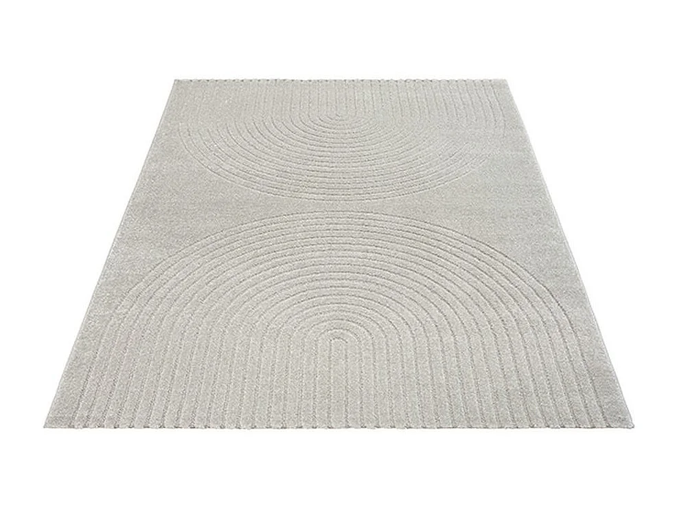 Dywan Elisa Geometryczny design, Szary, 80 x 150 cm