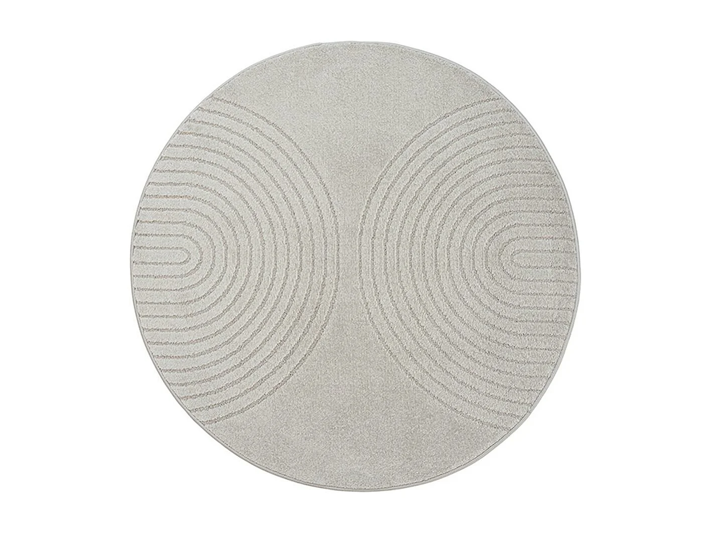 Tapis Elisa design géométrique, Gris, 140 x 200 cm