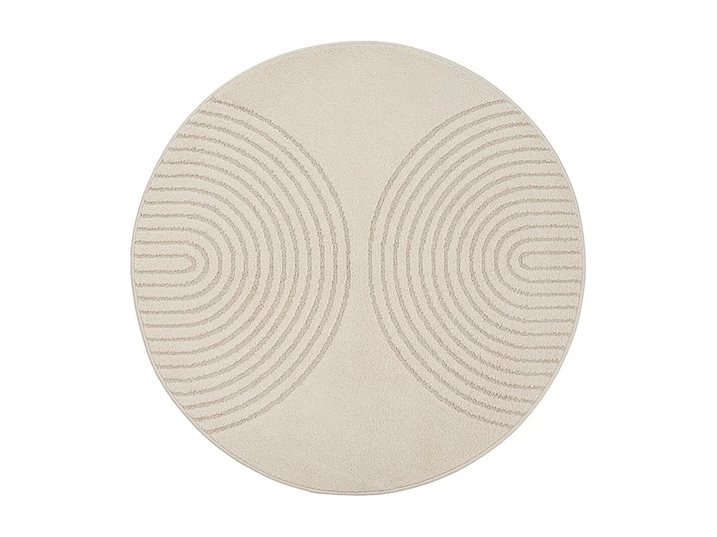 Tapis Elisa design géométrique, Beige, 240 x 340 cm