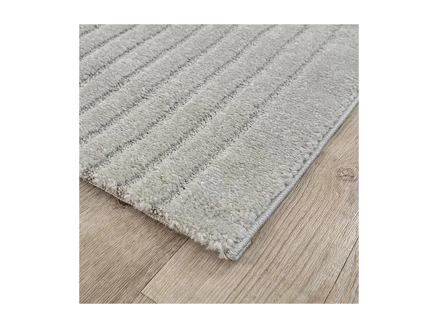 Tapis Elisa design géométrique, Gris, 240 x 340 cm