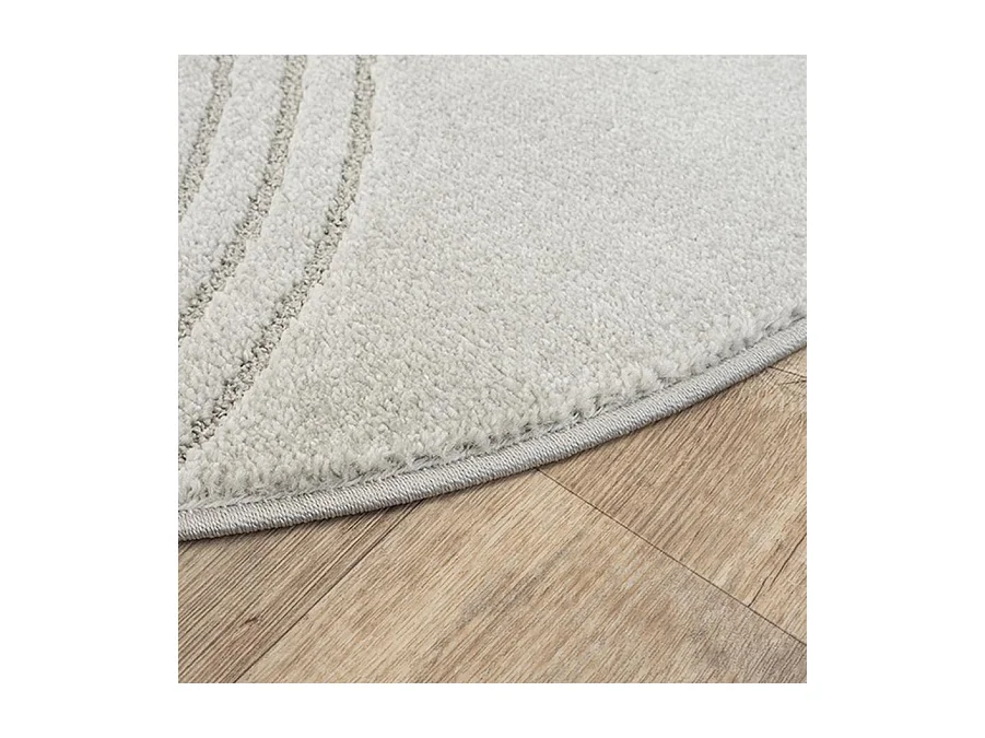 Tapis Elisa design géométrique, Gris, 240 x 340 cm