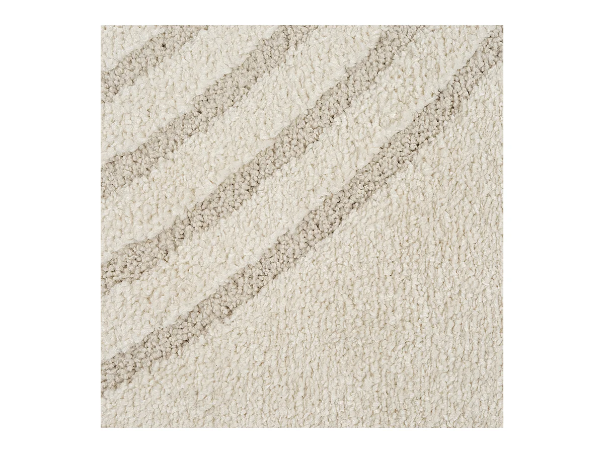 Tapis Elisa design géométrique, Crème, 160 x 220 cm