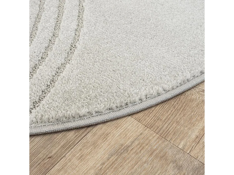 Tapis Elisa design géométrique, Gris, 200 x 280 cm