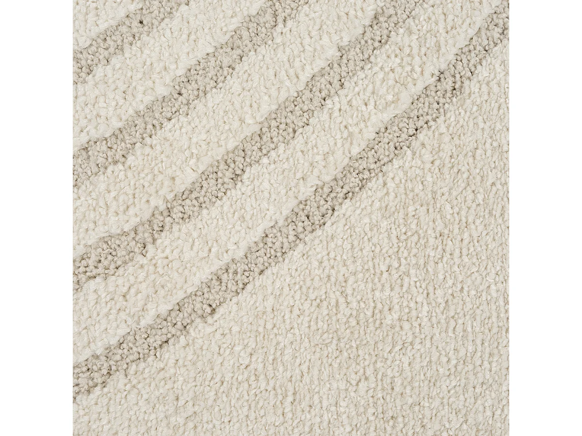 Tapis Elisa design géométrique, Crème, 120 x 160 cm